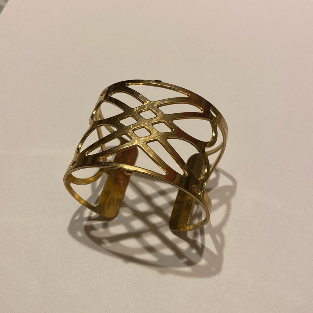 Cuff Bracelet Gold Tone Les Georgettes